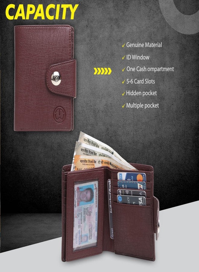 TNW Unisex Traveller Wallet Articial Leather with 6 Card Slots,2 Cash Compartments - Image 4